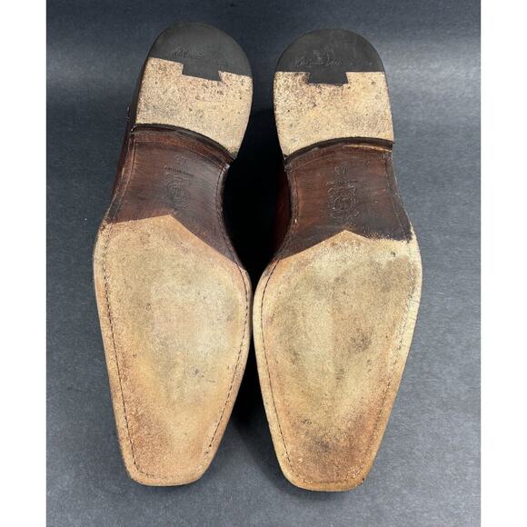 Antonio Maurizi Men\'s Loafer Slip-On Shoes Brown Leather Size 45 US 12 main image 6